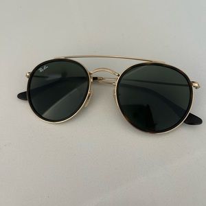 Round Double Bridge Ray-Bans
